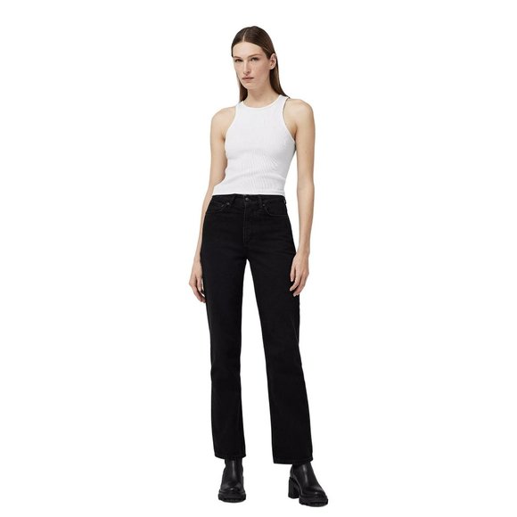 rag & bone Denim - RAG & BONE - Alex High-Rise Straight Jeans - Black - Size 29 (30W x 32L) NWOT